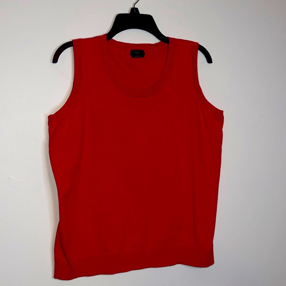 Talbots Pima Cotton Sweater Sleeveless Plus Size 1X